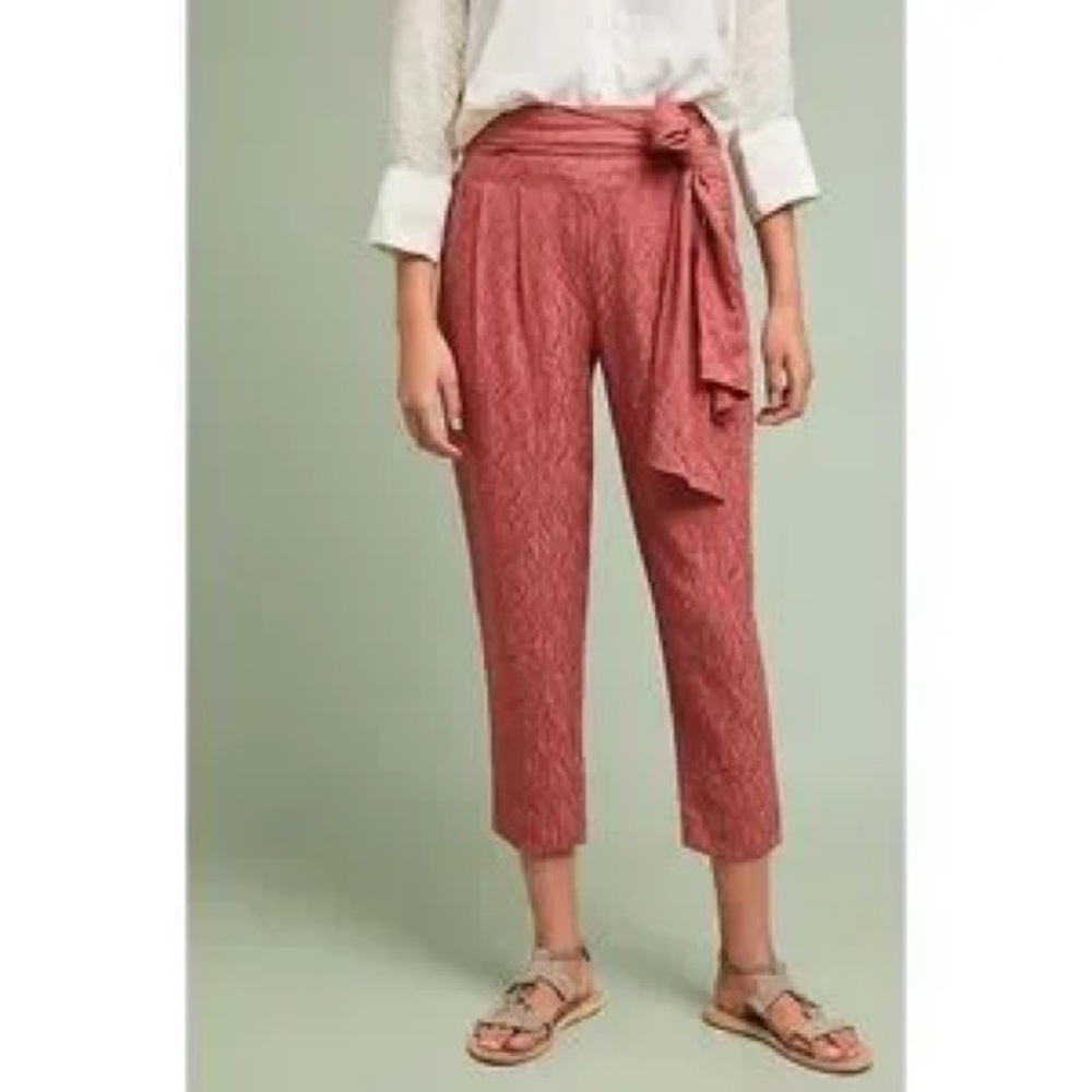 Anthropologie Ett:twa Aubade Tie‎ Waist Pants Size 4